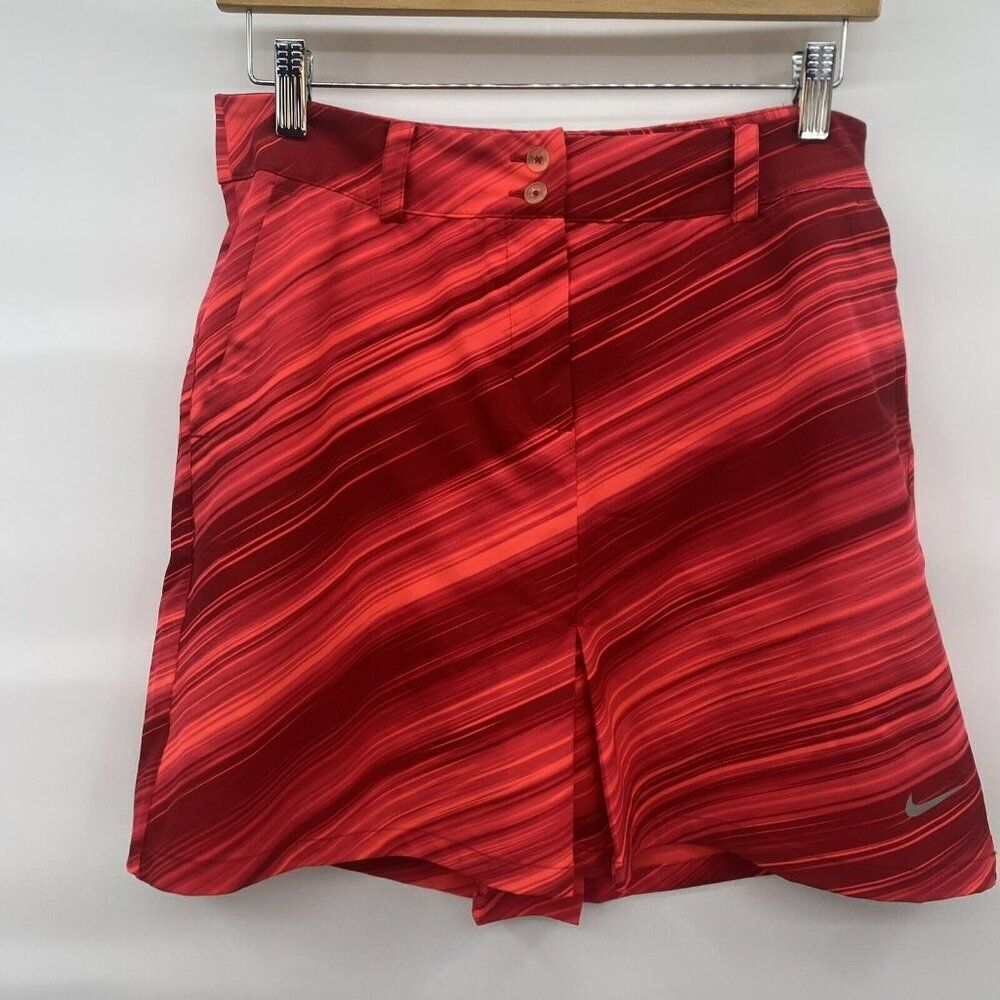 Womens Nike Golf Tour Performance Red Hyper Speed Stripe Skort Size‎ 4